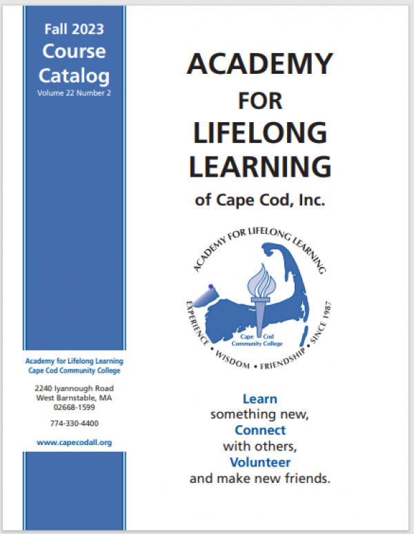 Courses Academy for Lifelong Learning of Cape Cod, Inc.